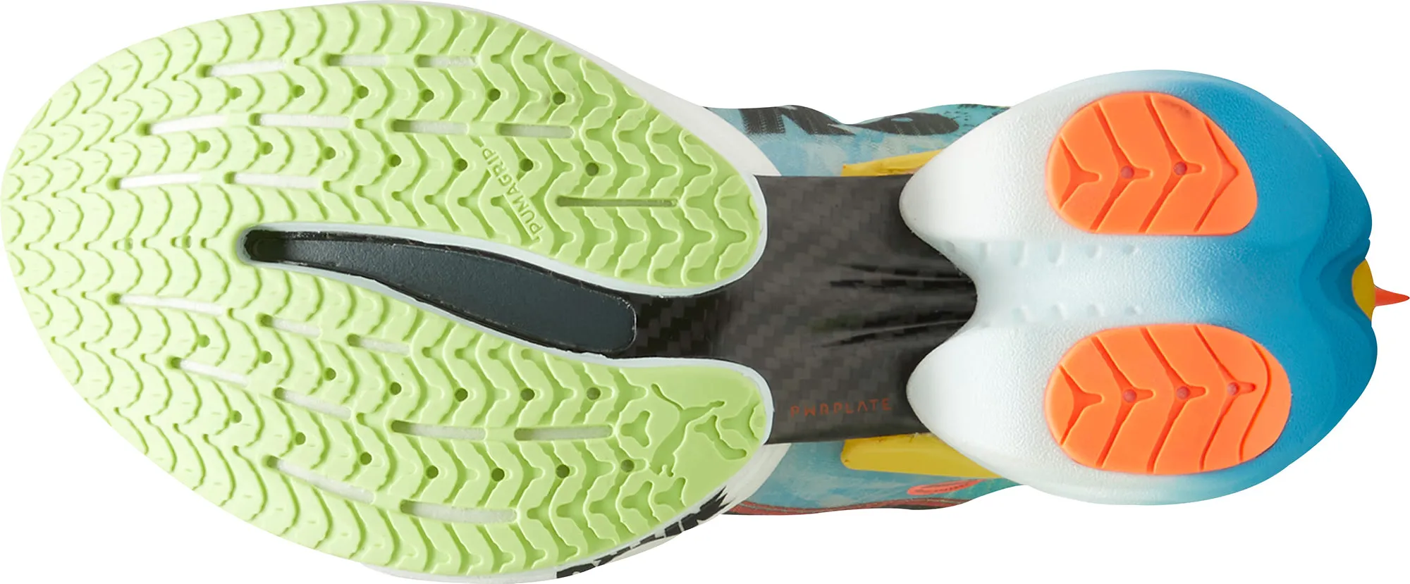 running - economy running in natural tracks shoes Puma Fast-R Nitro Elite 2 Womens Running Shoes - Green