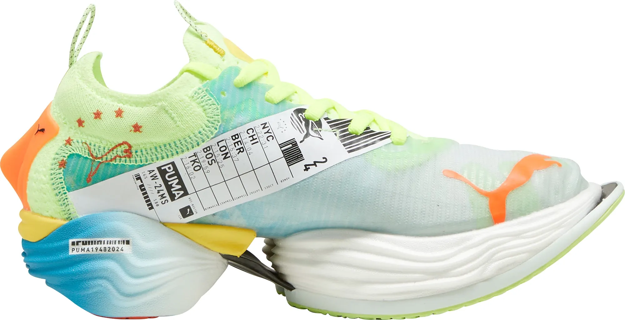 Puma Fast-R Nitro Elite 2 Womens Running Shoes - Green enthusiasm - generating