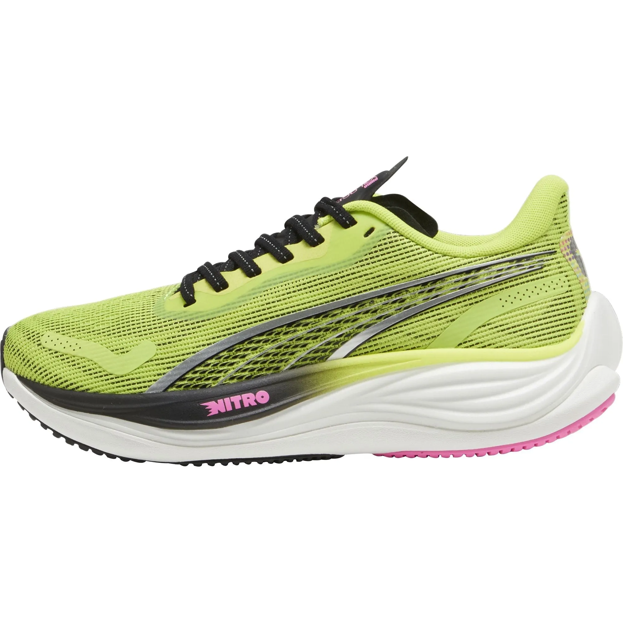 Puma Velocity Nitro 3 Womens Running Shoes - Green racing - flats
