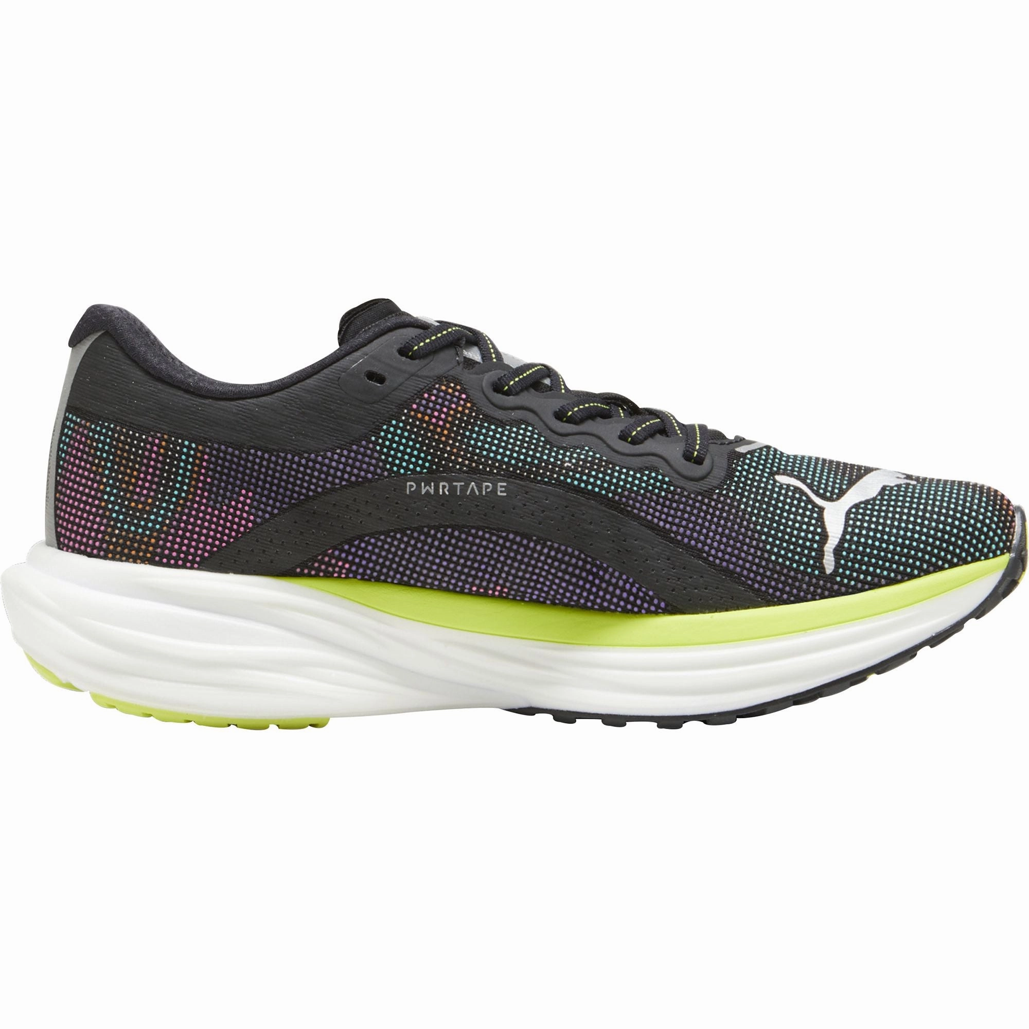 Vibration Damping Tech Puma Deviate Nitro 2 Mens Running Shoes - Black