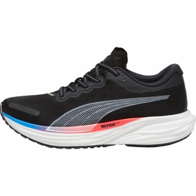 Puma Deviate Nitro 2 Mens Running Shoes - Black patterned shoes