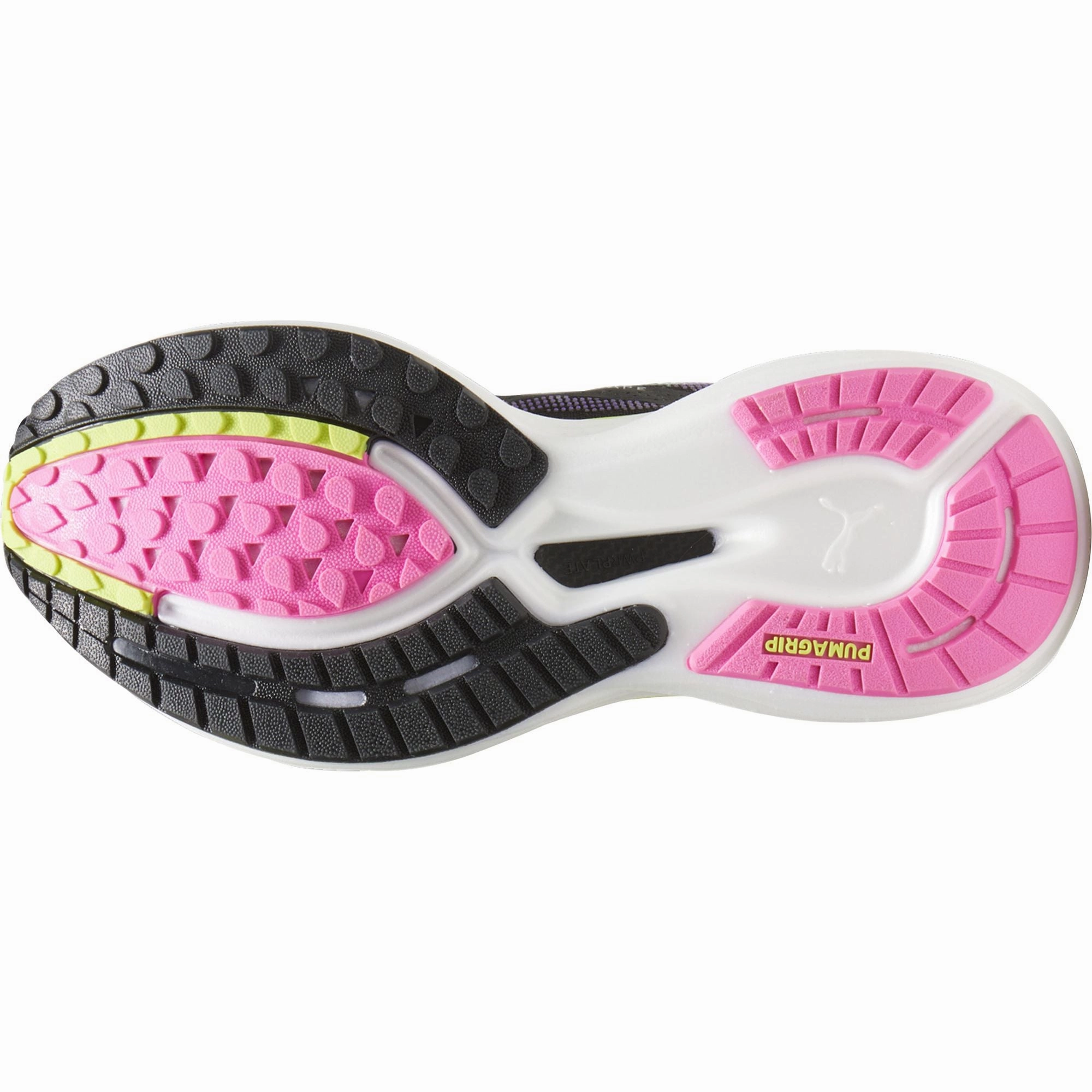 Puma Deviate Nitro 2 Womens Running Shoes - Black Aero Curved Heel