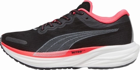 Abrasion Resistant Outsole Puma Deviate Nitro 2 Womens Running Shoes - Black