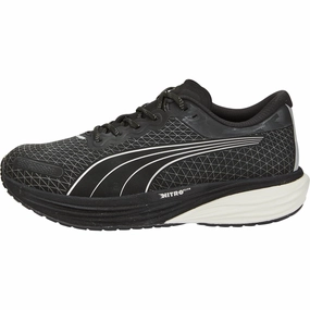cold - resistant - design shoes Tear Resistant Upper Puma Deviate Nitro 2 WTR Mens Running Shoes - Black