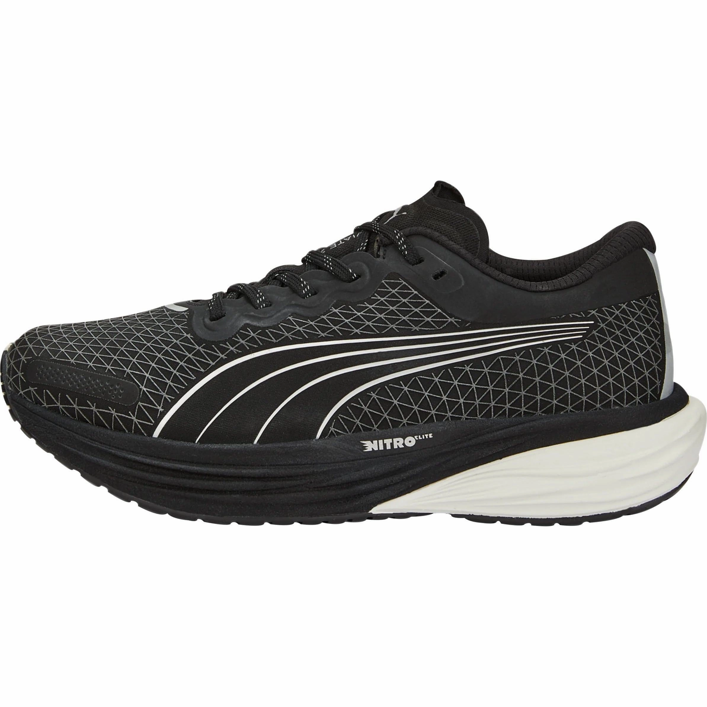 Puma Deviate Nitro 2 WTR Womens Running Shoes - Black Thermoplastic Overlays