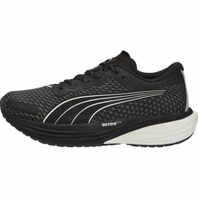 Puma Deviate Nitro 2 WTR Womens Running Shoes - Black Thermoplastic Overlays
