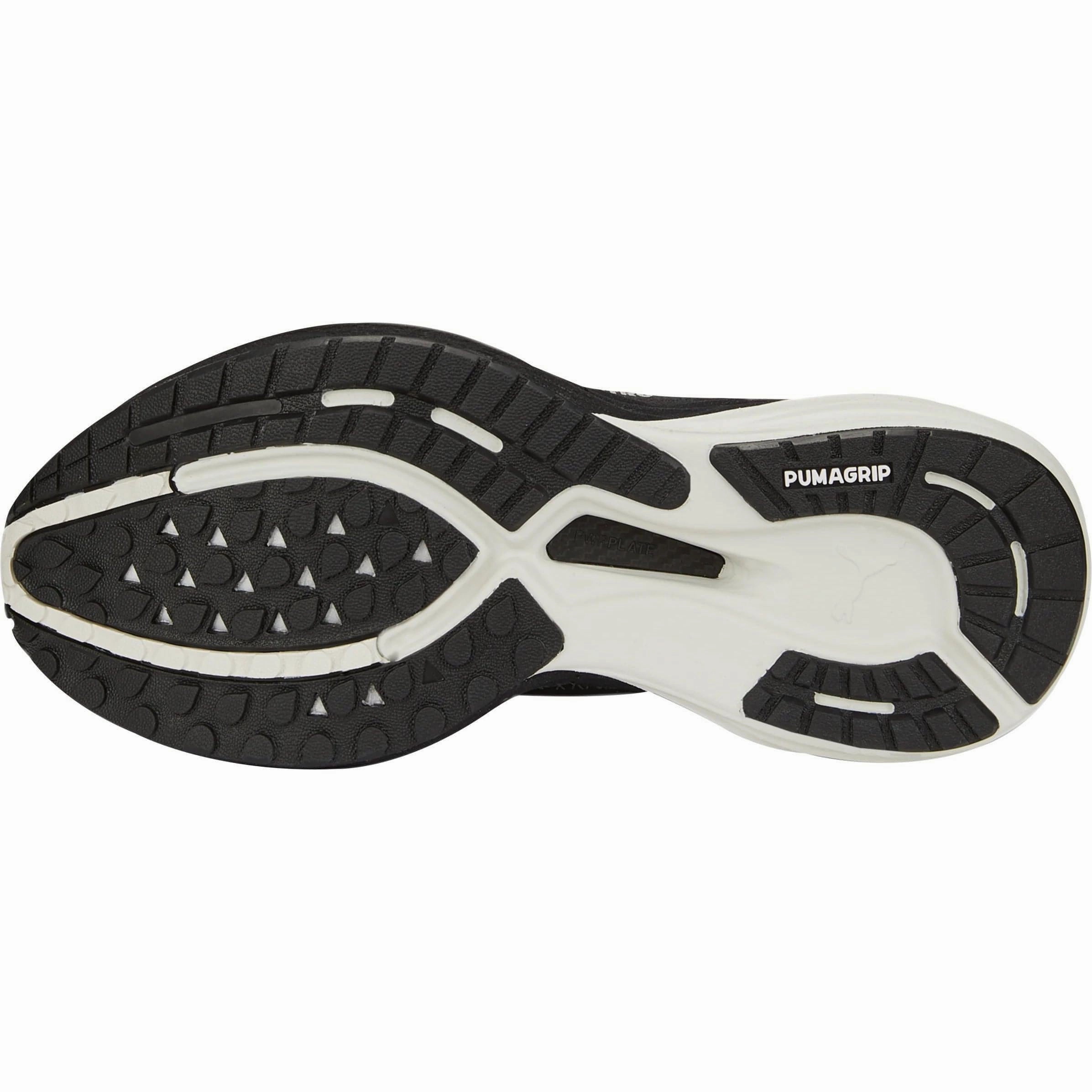 Puma Deviate Nitro 2 WTR Womens Running Shoes - Black stretchy fabric