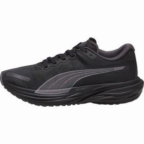 Puma Deviate Nitro 2 WTRepel Mens Running Shoes - Black Bonded Reinforcements