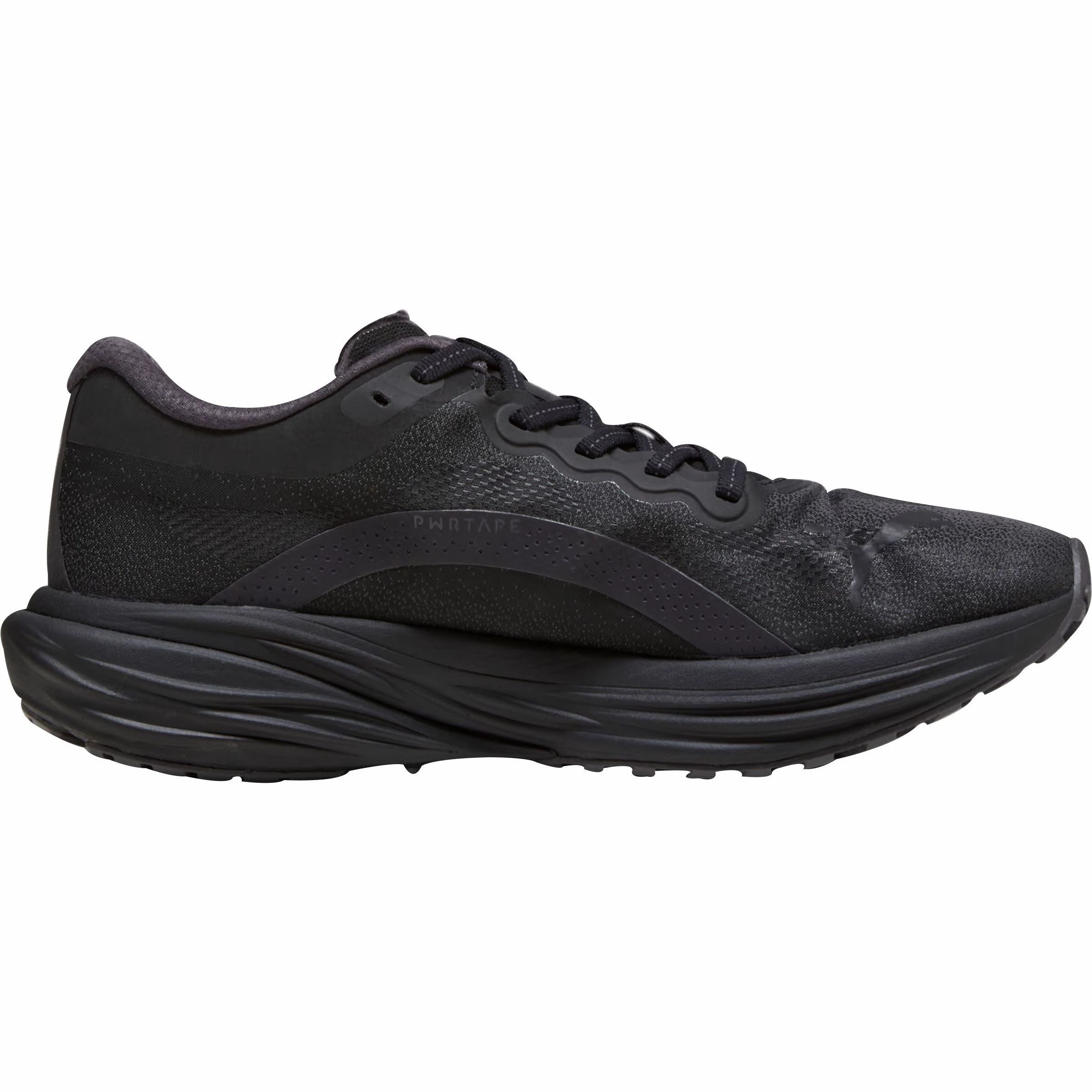 Team reinforced - toe - area - durability shoes Puma Deviate Nitro 2 WTRepel Mens Running Shoes - Black
