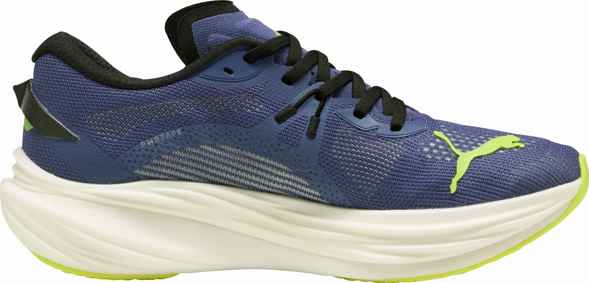 walkers' demand ethically - produced Puma Deviate Nitro 3 Mens Running Shoes - Blue
