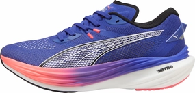 Puma Deviate Nitro 3 Mens Running Shoes - Blue Heel - striker