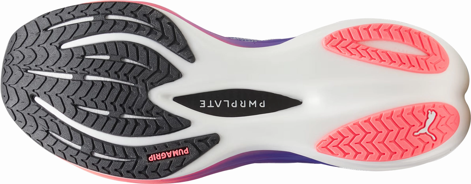 Puma Deviate Nitro 3 Mens Running Shoes - Blue Decoupled Heel synthetic materials