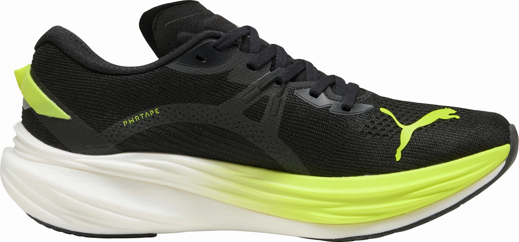 Puma Deviate Nitro 3 WIDE FIT Mens Running Shoes - Black pronated foot shoe correction