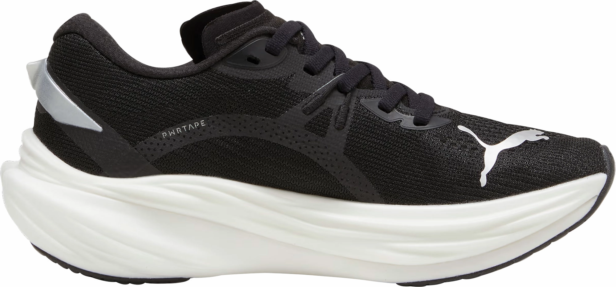Adjustable Feature Puma Deviate Nitro 3 Womens Running Shoes - Black