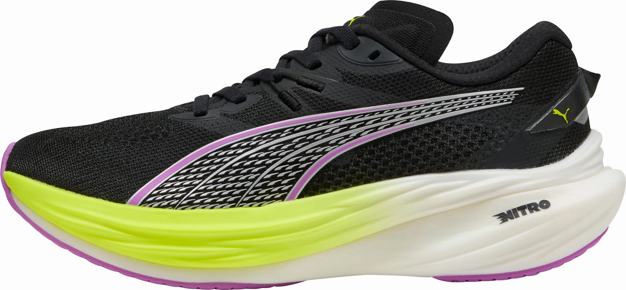 Puma Deviate Nitro 3 Womens Running Shoes - Black Durable Outsole remarkable durability