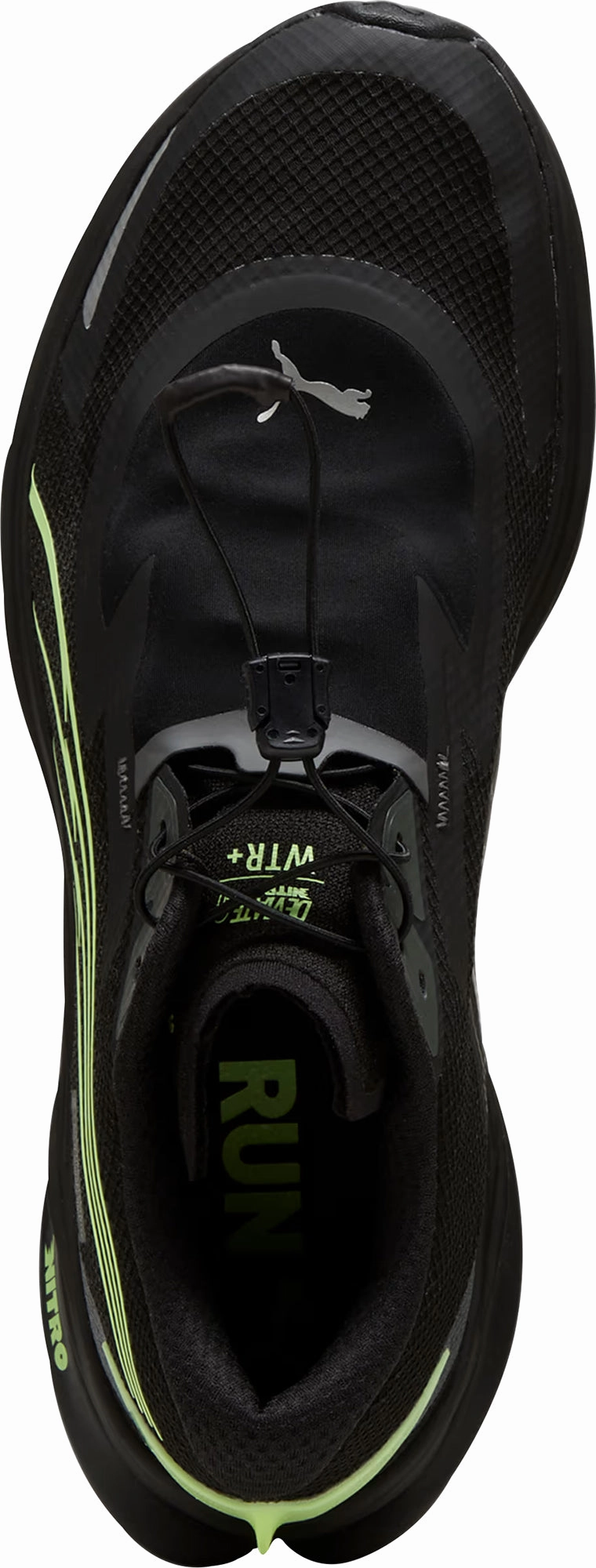 Rough surface running Foot Shaping Midsole Puma Deviate Nitro 3 WTR  Mens Running Shoes - Black