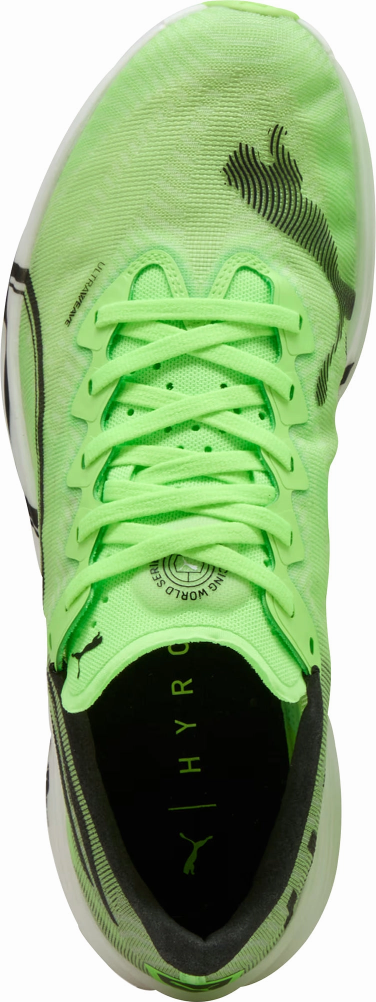 Puma Deviate Nitro Elite 3 HYROX Mens Running Shoes - Green ShockAbsorbingMidsole Stability Enhancements