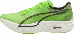 intermediates Puma Deviate Nitro Elite 3 HYROX Mens Running Shoes - Green