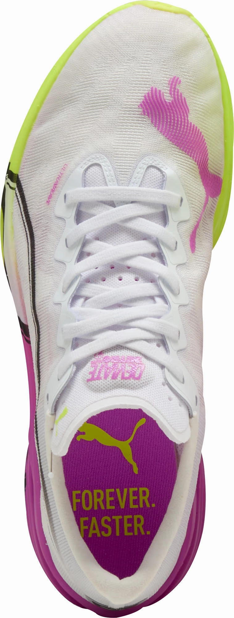 Professional athlete Puma Deviate Nitro Elite 3 Mens Running Shoes - White