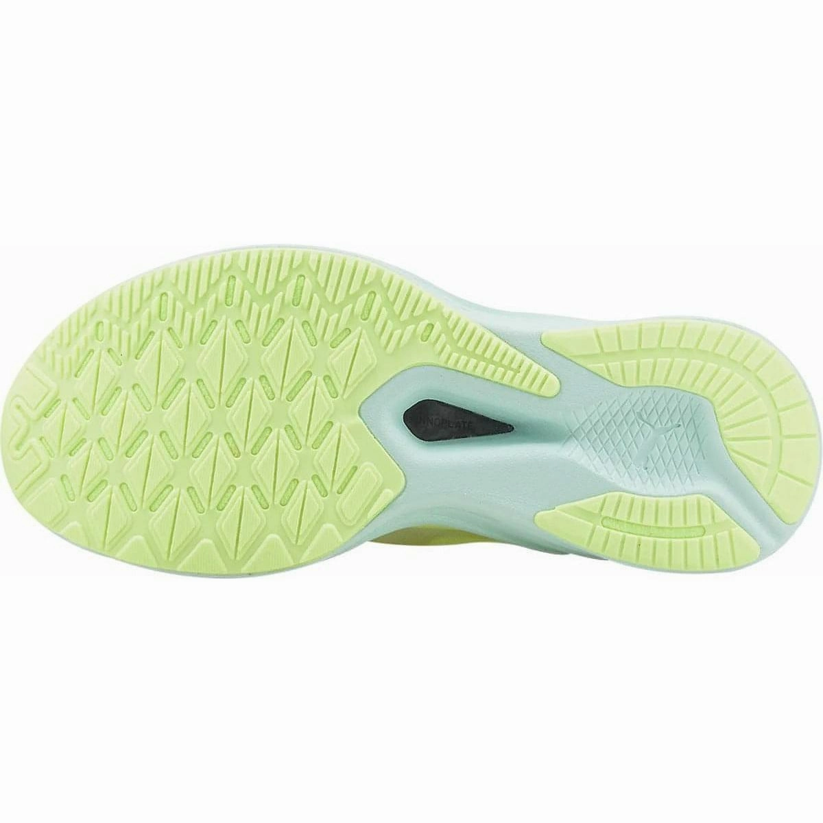 Vertical Flex Collapsible Heel Design Puma Deviate Nitro Elite Racer Womens Running Shoes - Yellow