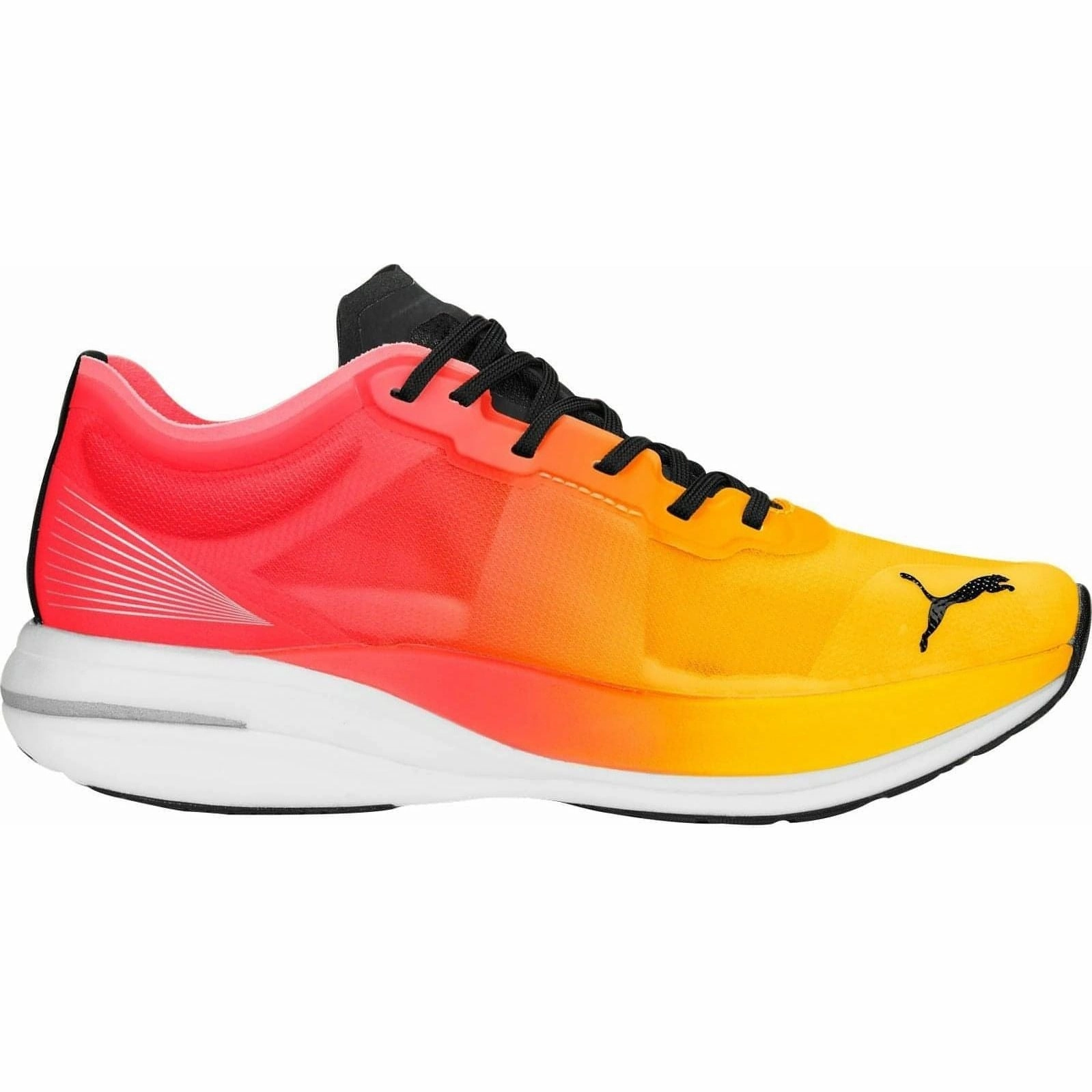 action - themed running wear Puma Deviate Nitro Elite Womens Running Shoes - Yellow