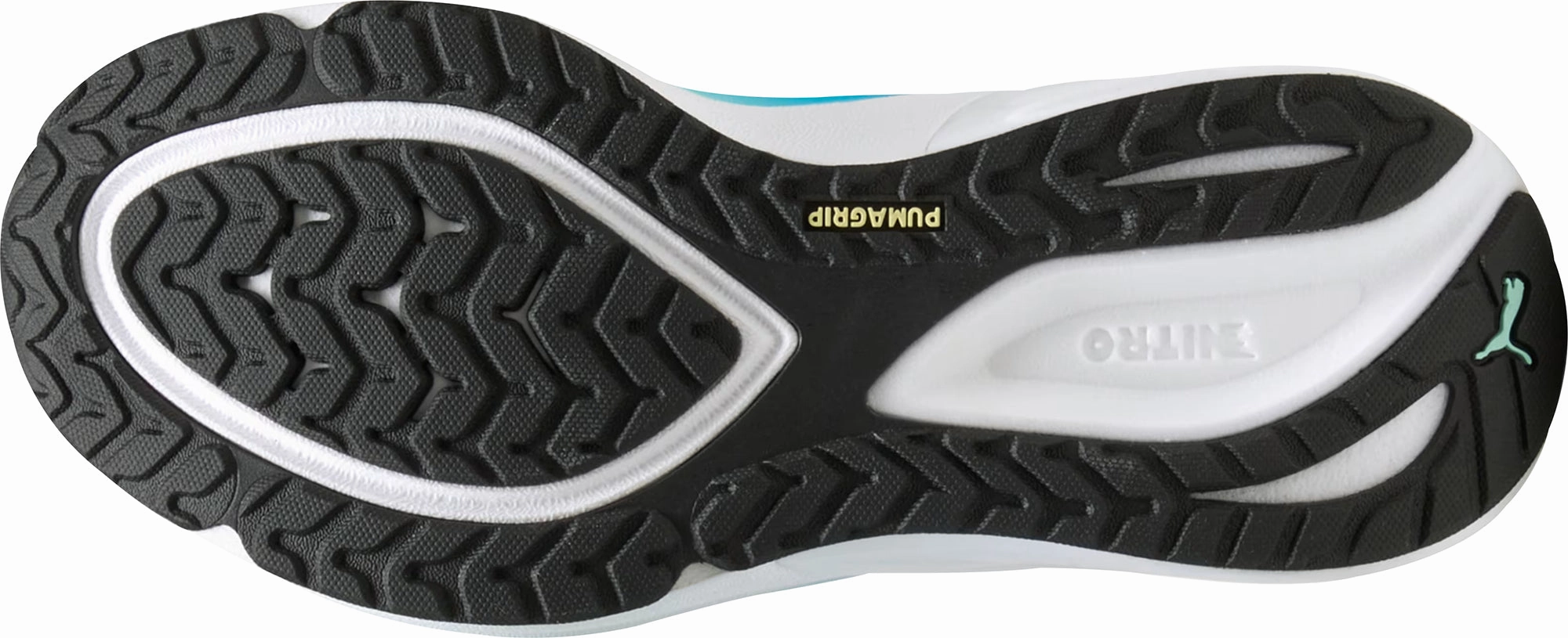 school runs Puma Electrify Nitro 4 Junior Running Shoes - White