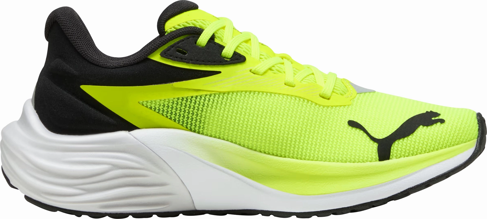 amateur runners Vertical Compression Tubes Puma Electrify Nitro 4 Junior Running Shoes - Yellow