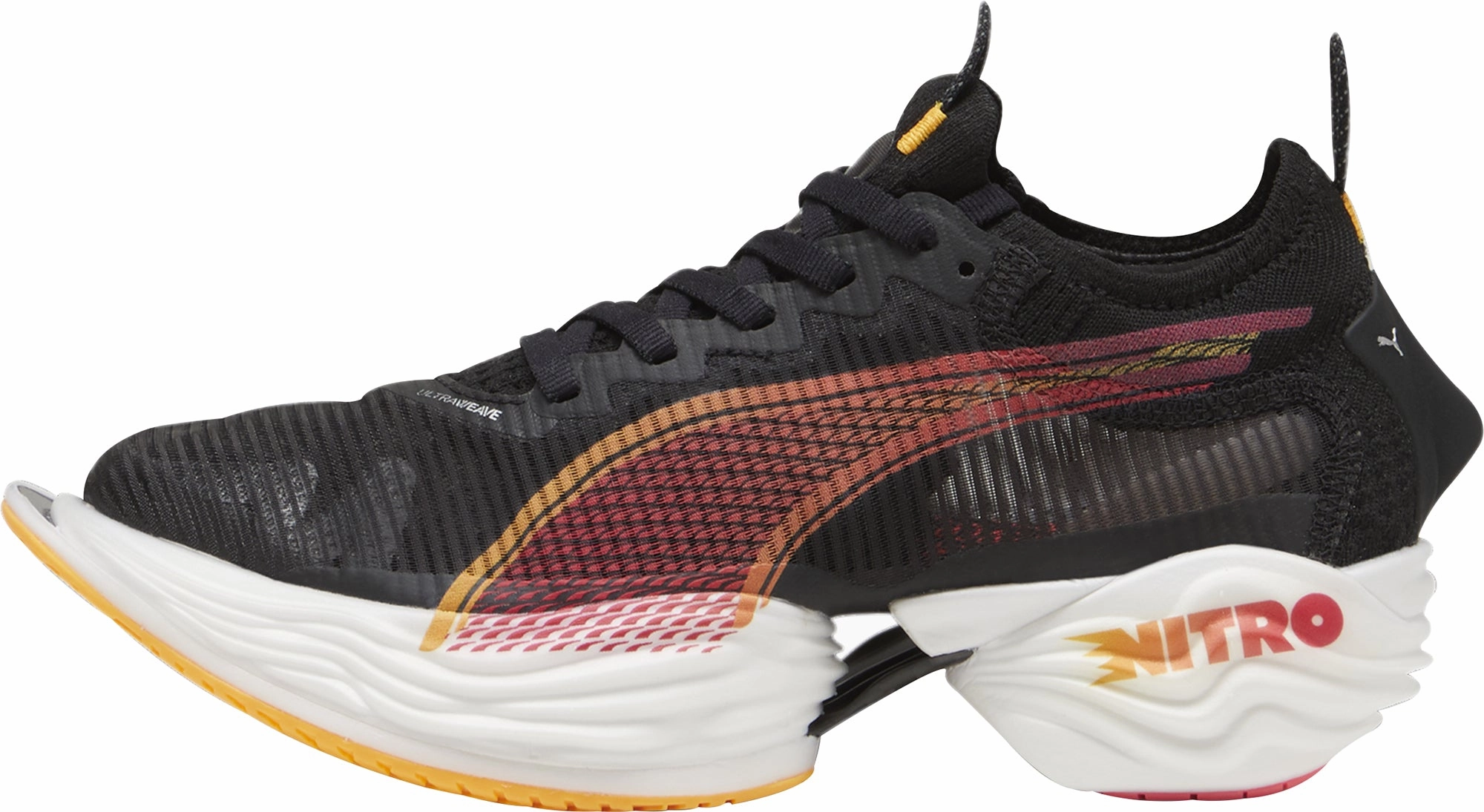 Puma Fast-R Nitro Elite 2 Mens Running Shoes - Black frequent use Low Top Design