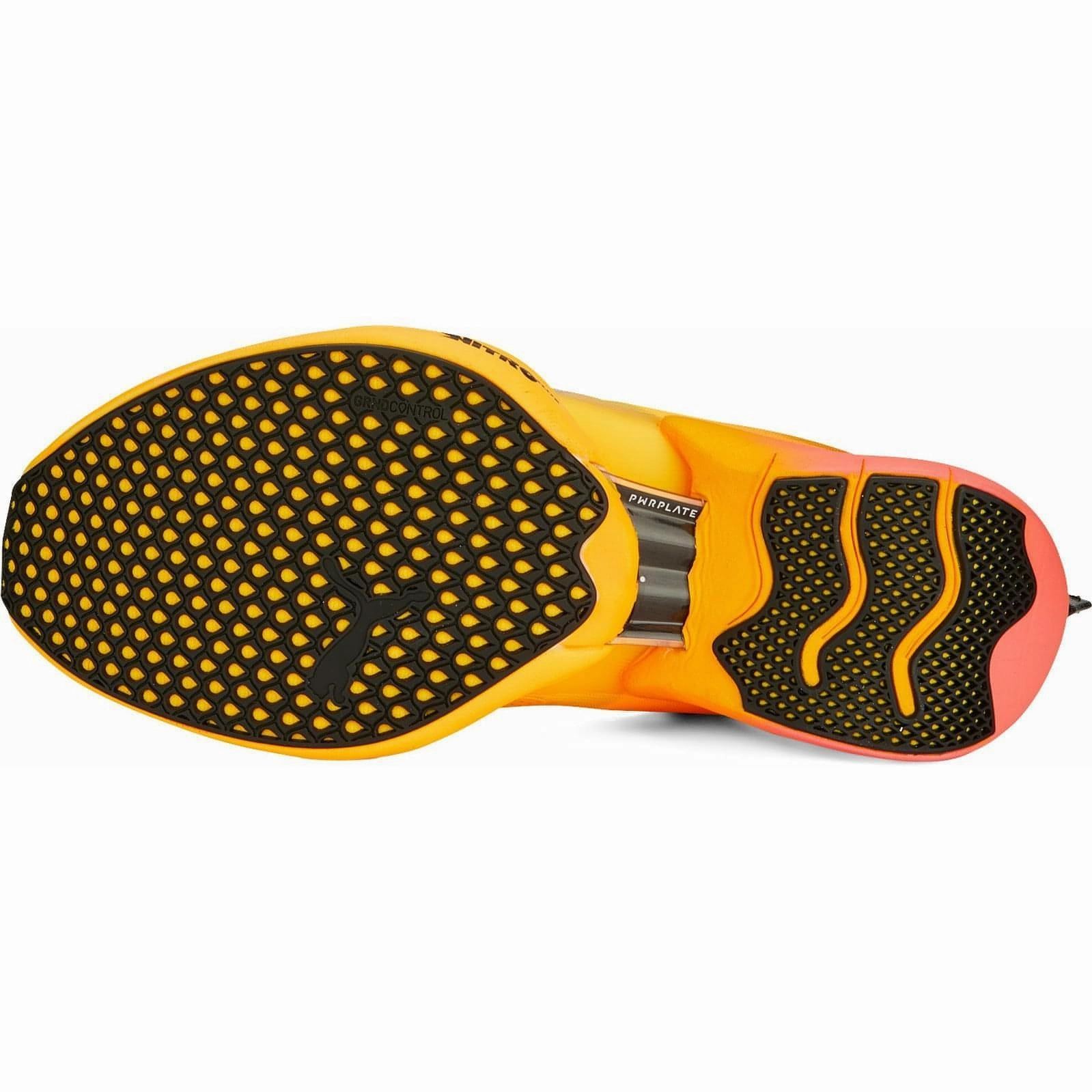 cushioned foam shoes Puma Fast-R Nitro Elite Fireglow Mens Running Shoes - Yellow