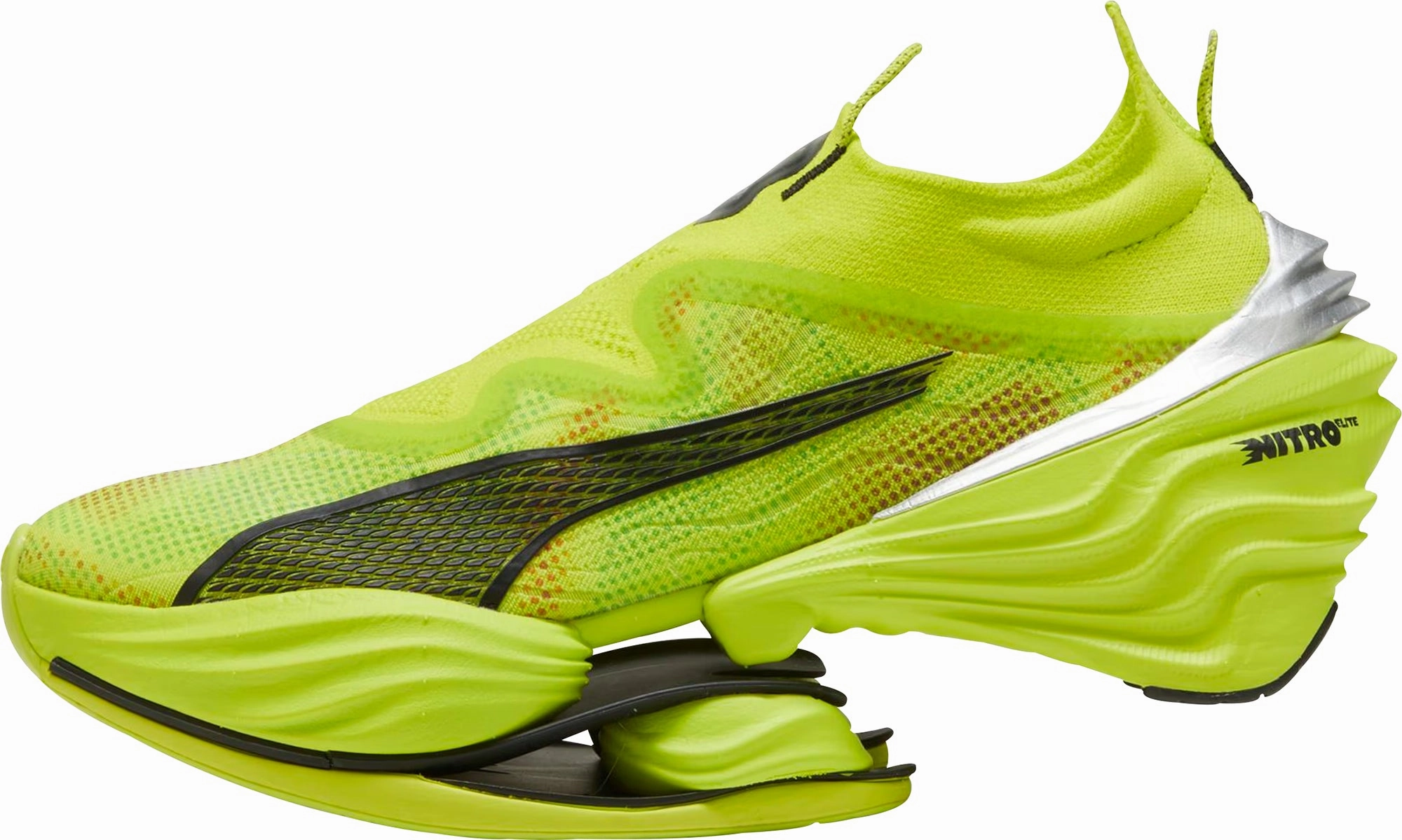 Hyper Compression EVA jogger shoes Puma Fast-RB Nitro Elite Mens Running Shoes - Green
