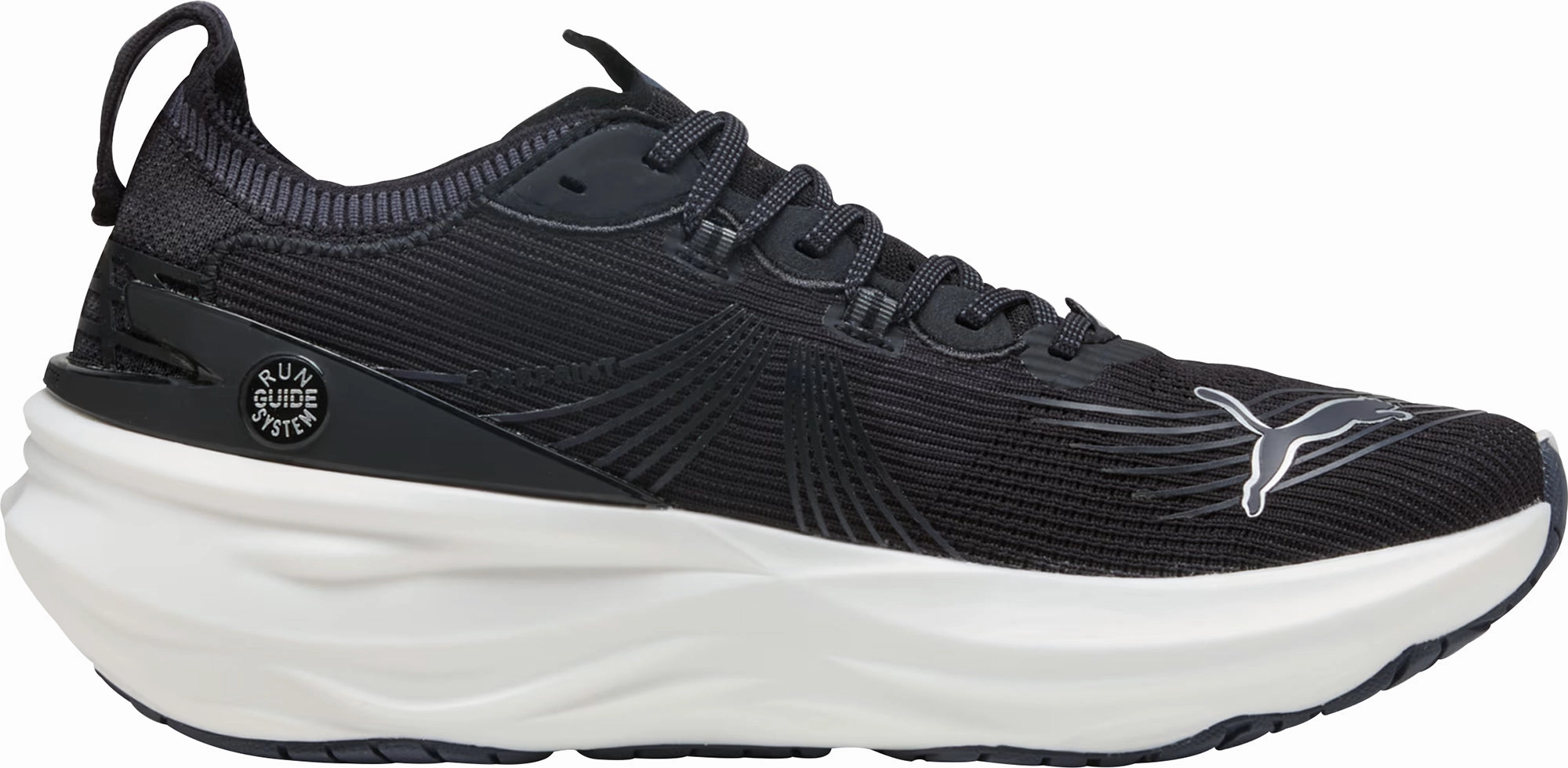 smooth - lining Puma ForeverRun Nitro 2 Mens Running Shoes - Black