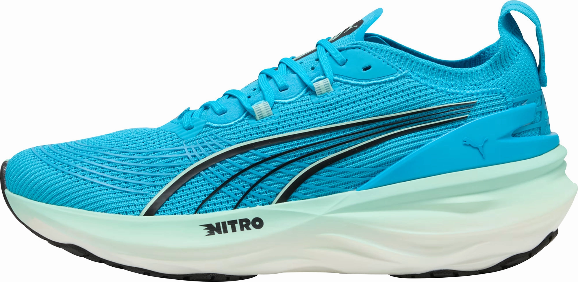 Low Top Anatomic Shape Puma ForeverRun Nitro 2 Mens Running Shoes - Blue