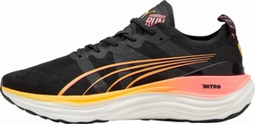softball shoes Lightweight Performance Puma ForeverRun Nitro Mens Running Shoes - Black