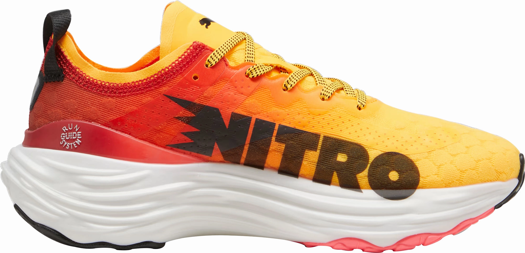 Puma ForeverRun Nitro Womens Running Shoes - Orange Fun run strength training running wear
