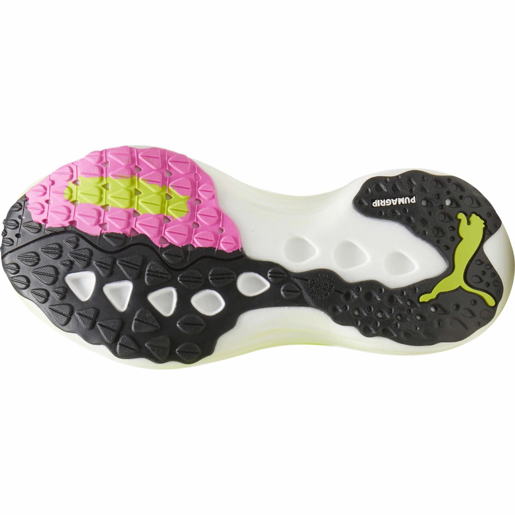 Puma ForeverRun Nitro Womens Running Shoes - Yellow solo - run functional - feature shoes