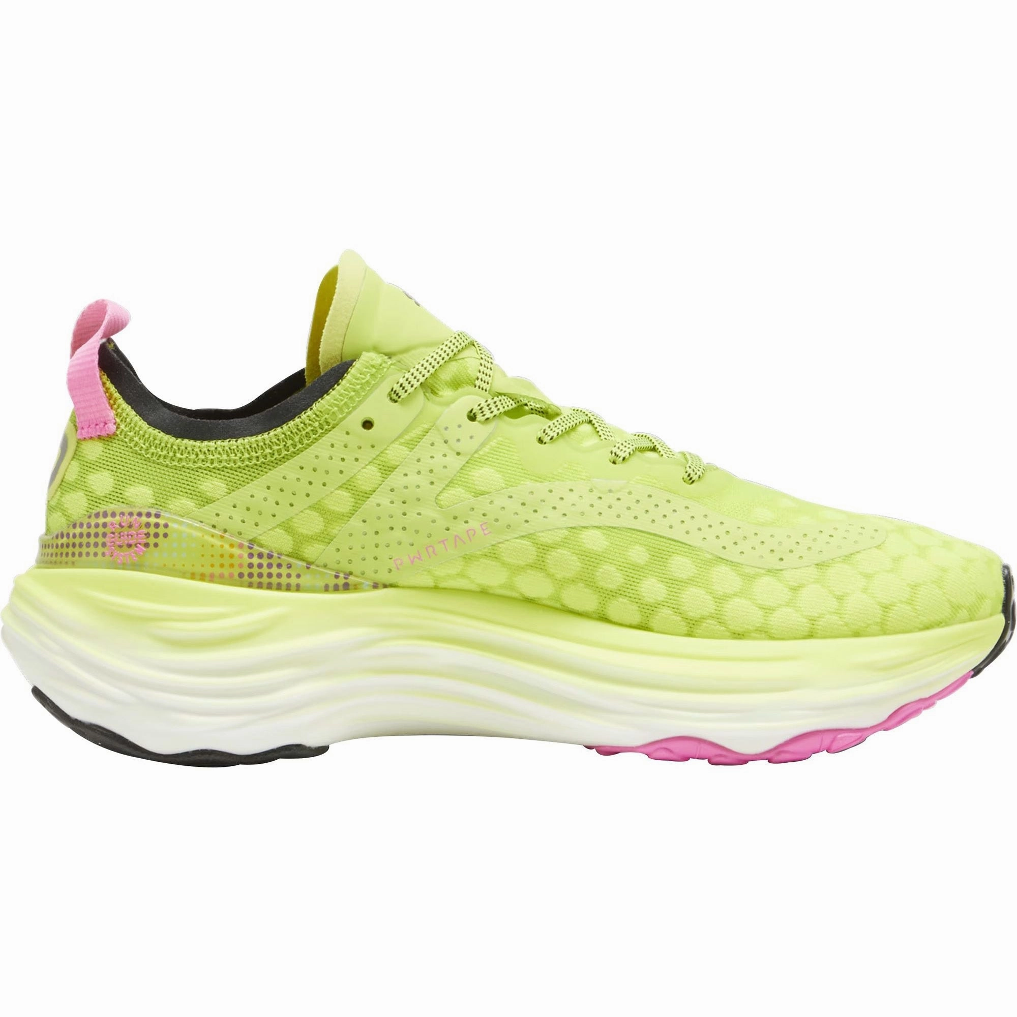 Puma ForeverRun Nitro Womens Running Shoes - Yellow Lightweight Foam Construction Cold - weather running