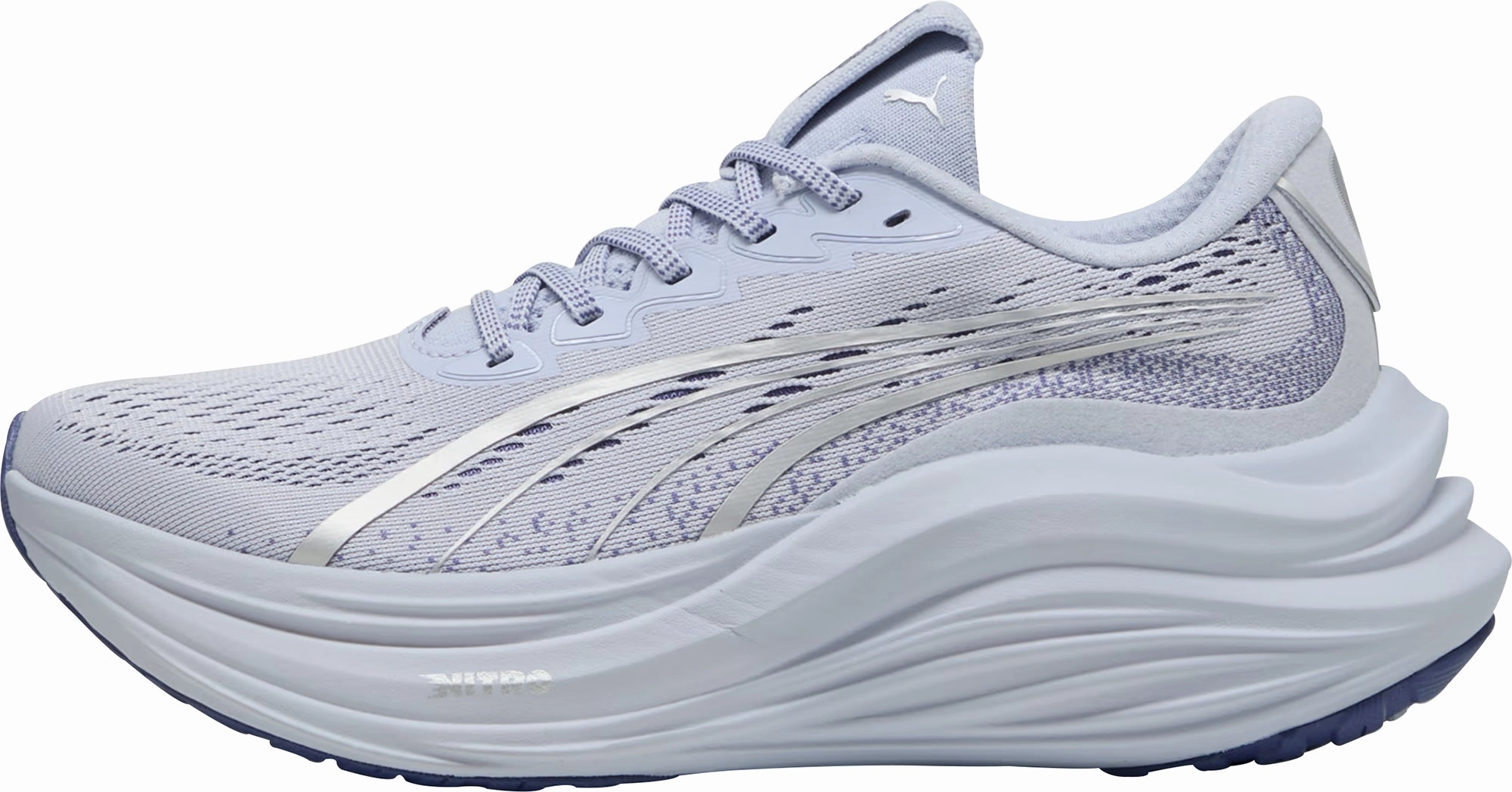 Durable Rubber Outsole Puma MagMax Nitro Womens Running Shoes - Blue