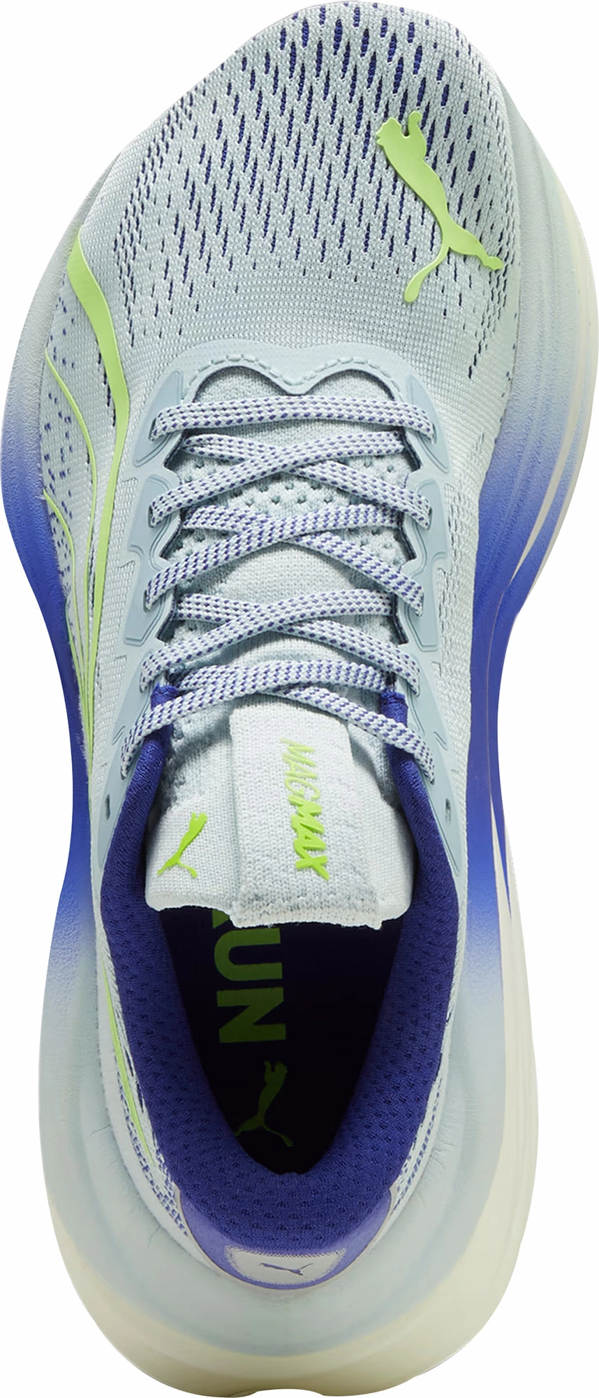 road use aerodynamic - design shoes Puma MagMax Nitro Womens Running Shoes - Blue