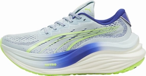Puma MagMax Nitro Womens Running Shoes - Blue Soft Interior Lining