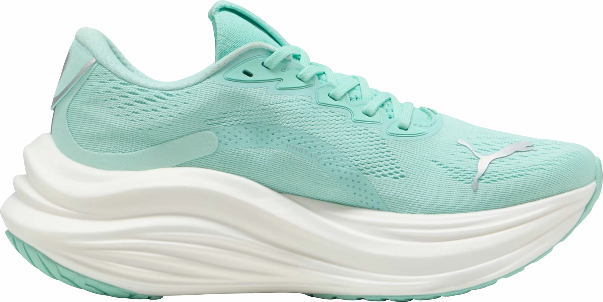 Racing performance casual wearers Puma MagMax Nitro Womens Running Shoes - Green