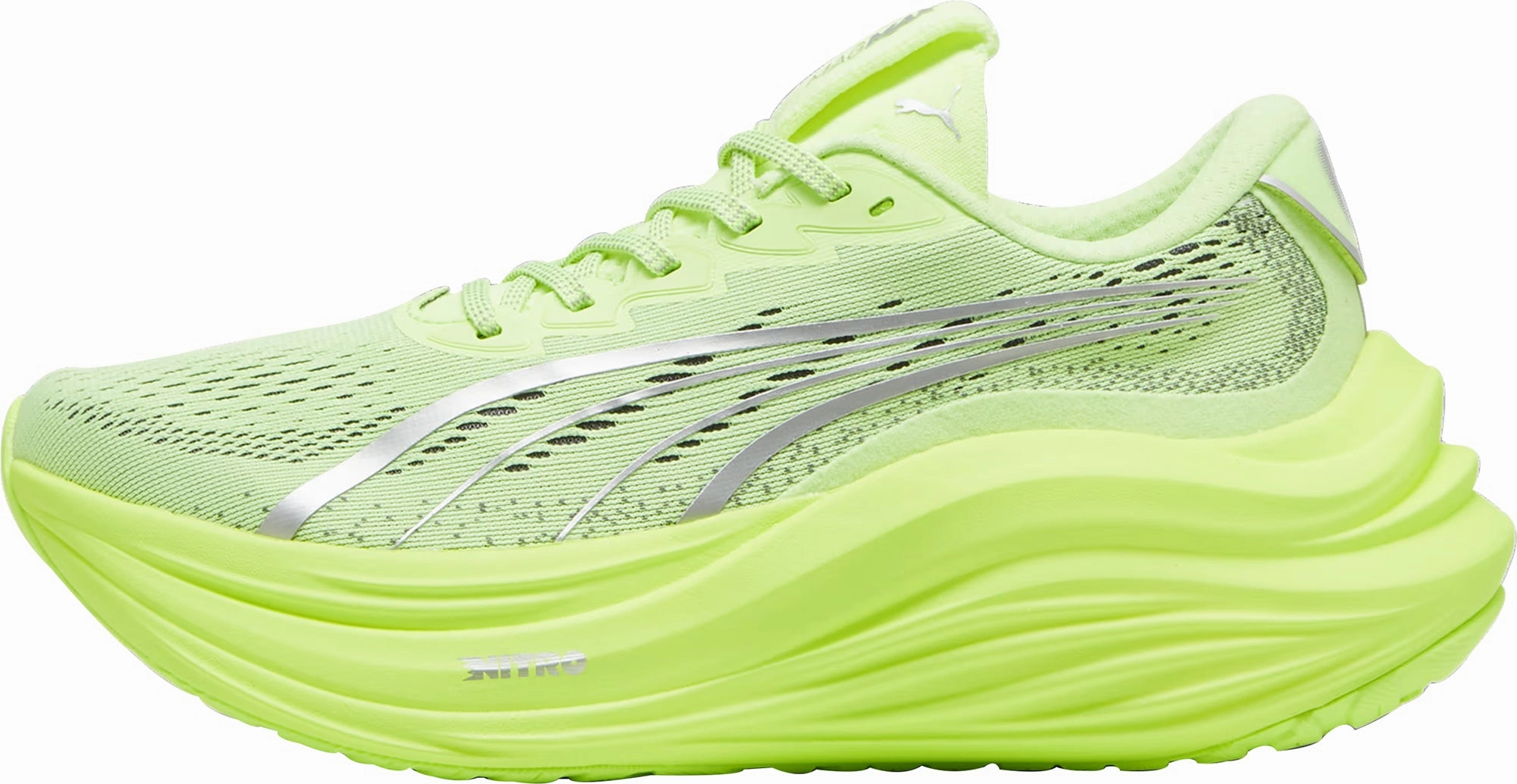 Puma MagMax Nitro Womens Running Shoes - Green Enhanced Ground Contact
