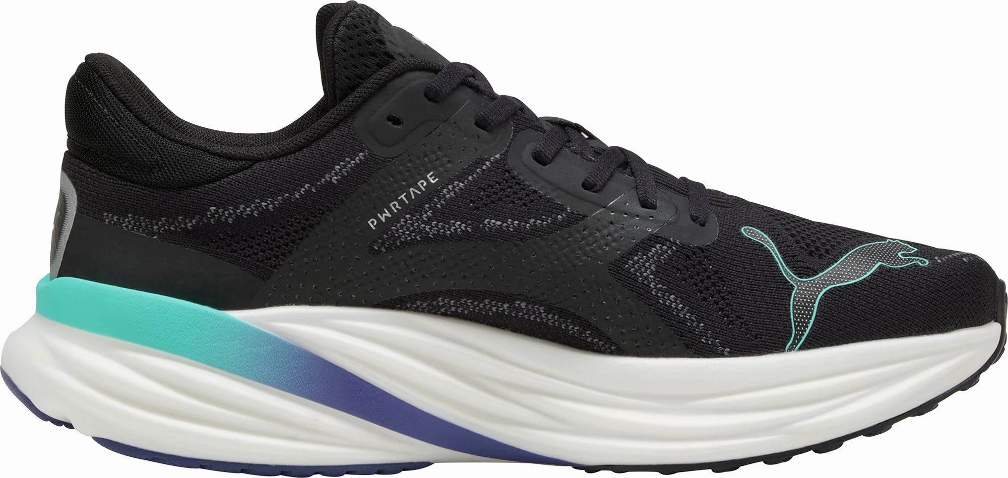 Puma Magnify Nitro 2 Mens Running Shoes - Black Durable Reinforcement
