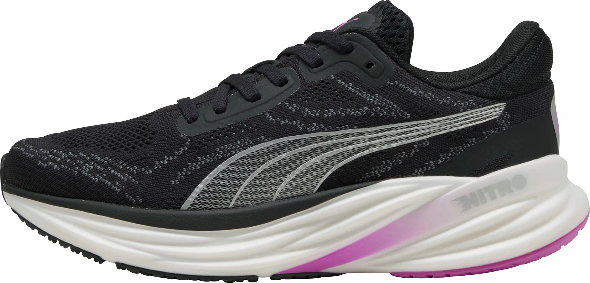 New Arrival Hyperelastic Collar Puma Magnify Nitro 2 Womens Running Shoes - Black