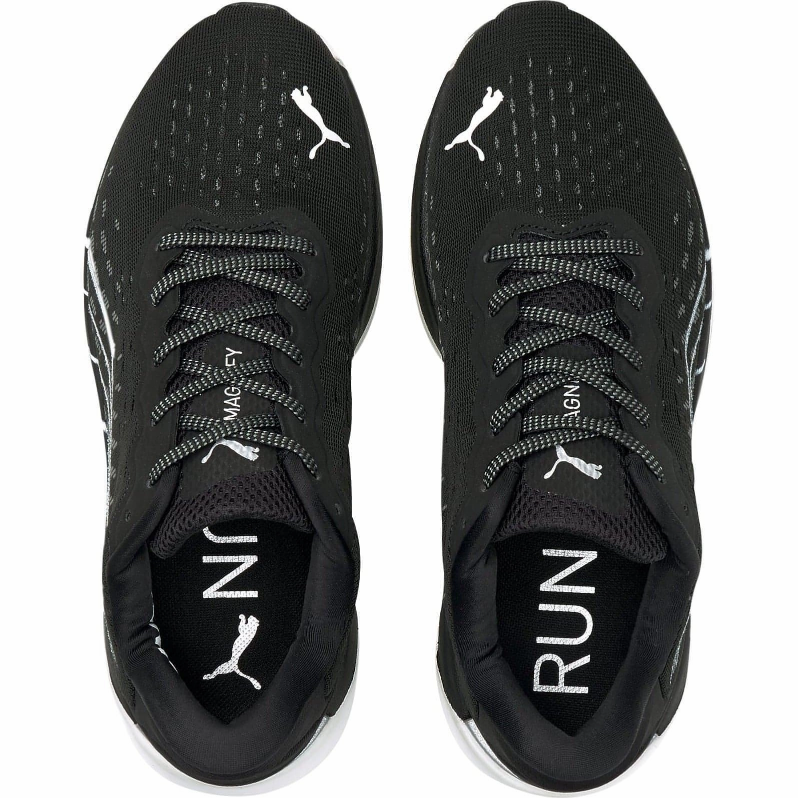 Pressure Mapped Outsole Puma Magnify Nitro Womens Running Shoes - Black