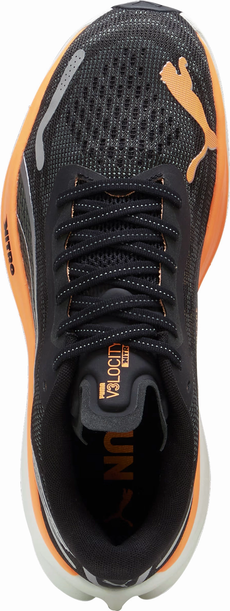 Puma Velocity Nitro 3 WIDE FIT Mens Running Shoes - Black Minimalist