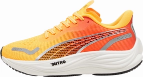 Puma Velocity Nitro 3 Womens Running Shoes - Orange Anti Microbial Treatment