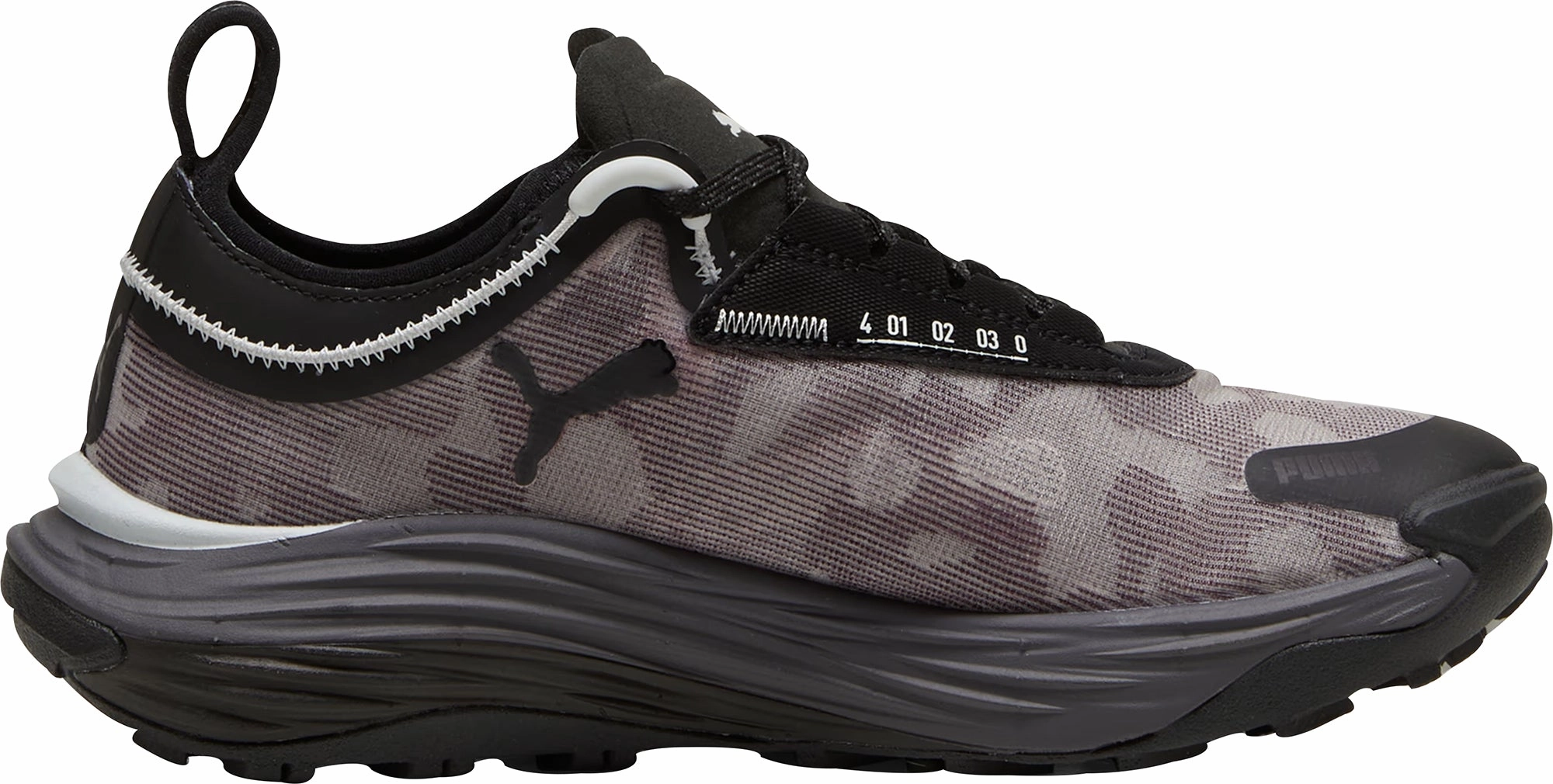 Comfort collar padding Puma Voyage Nitro 3 GORE-TEX Womens Trail Running Shoes - Greyt