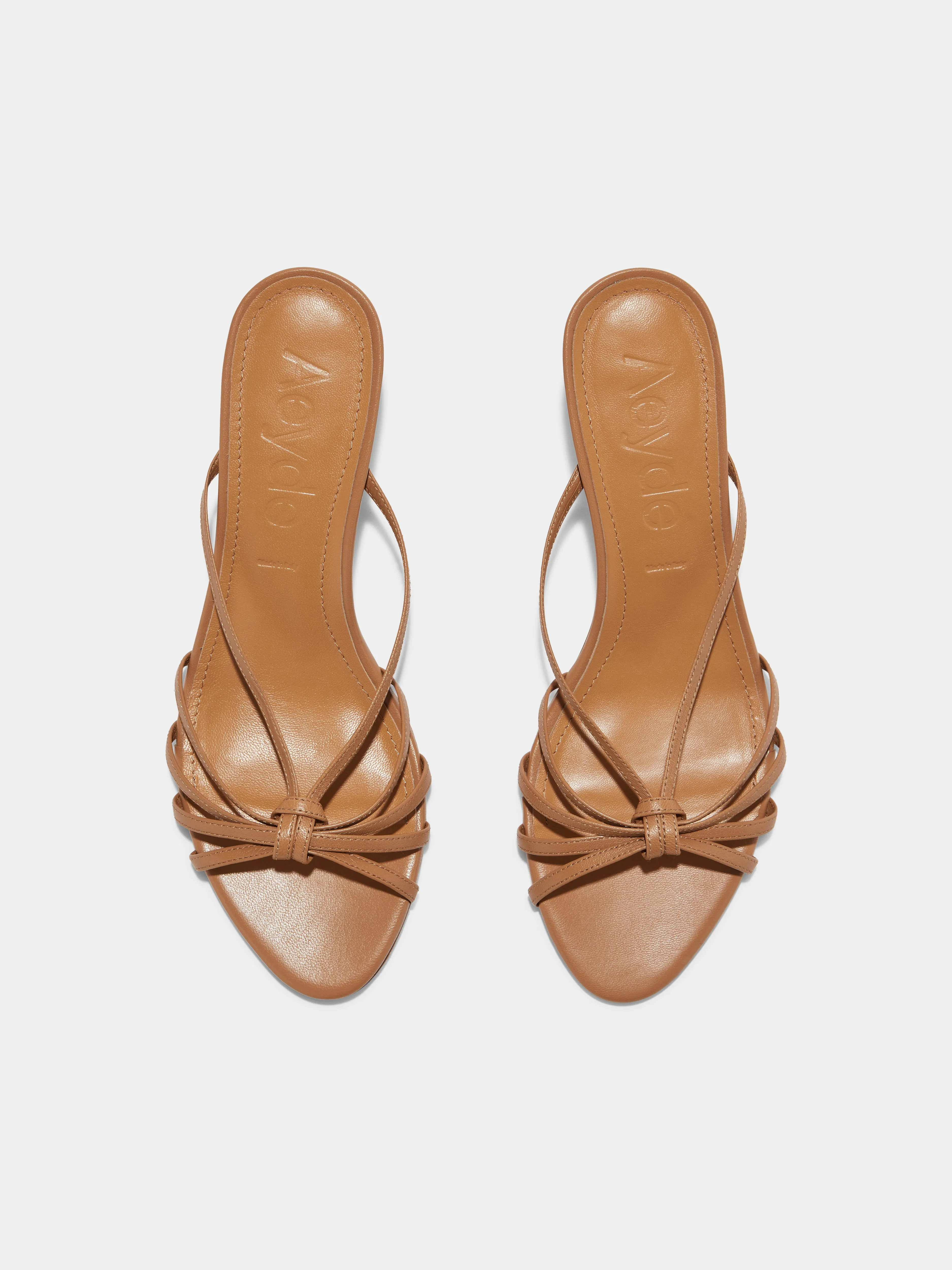 Luxury Heeled Boots Easy To Clean Abby Leather Mules