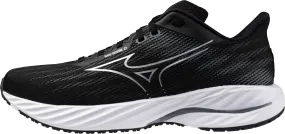 Mizuno Wave Inspire 21 WIDE FIT (2E) Mens Running Shoes - Black traction - enhanced running gear padded insole shoes