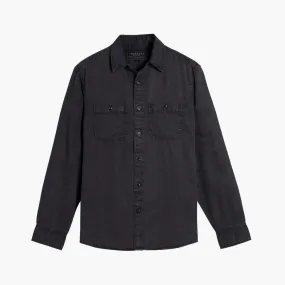 Festival Outfit Chambray Workshirt | Black